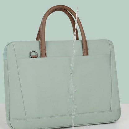 15 -16.1 Inch Oxford Cloth Laptop Bag Crossbody Carrying Case Briefcase(Black) by buy2fix