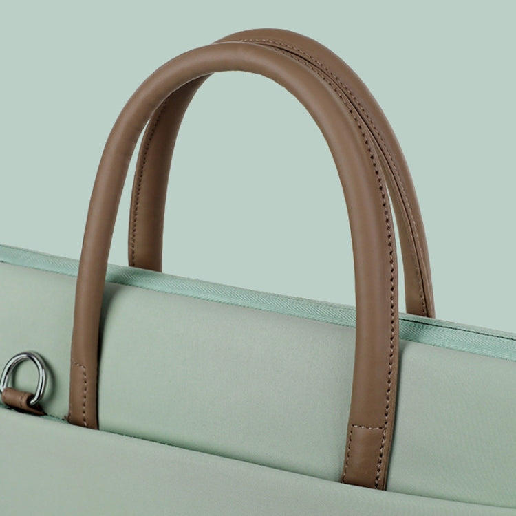 15 -16.1 Inch Oxford Cloth Laptop Bag Crossbody Carrying Case Briefcase(Black) by buy2fix