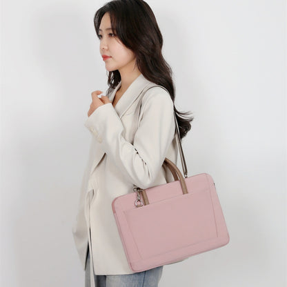 13-13.3 Inch Oxford Cloth Laptop Bag Crossbody Carrying Case Briefcase(Blue) by buy2fix