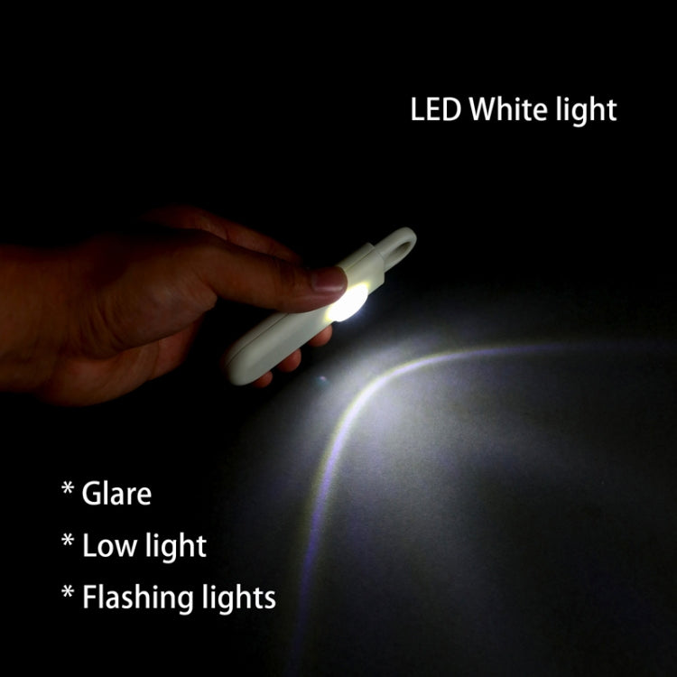 Women Personal Anti-pervert Alarm Outdoor LED Flashing Light Alarm(Black) by buy2fix