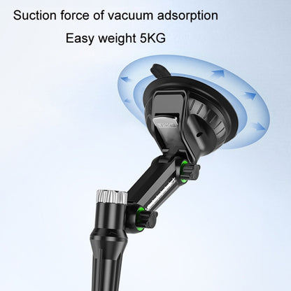 Car Windscreen Dashboard Suction Cup Phone Holder, Color: Extended Green by buy2fix