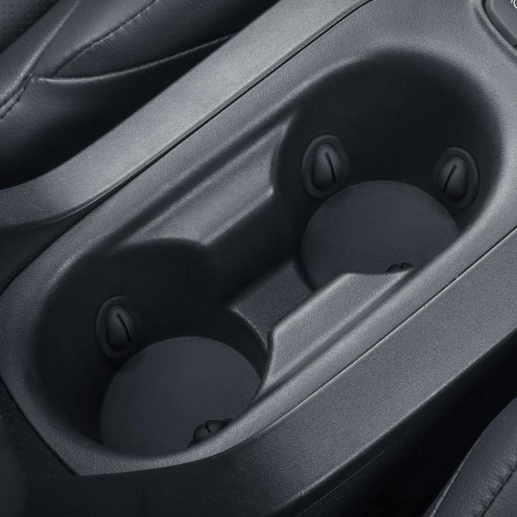 Automotive Cup Limiter Car Universal Shock Absorbing Silicone(Black) by buy2fix