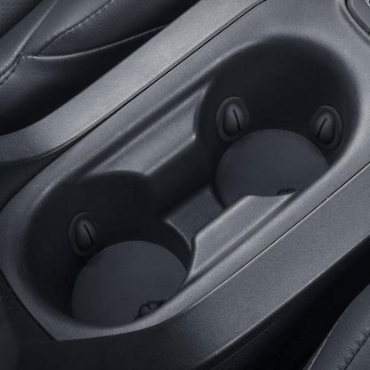 Automotive Cup Limiter Car Universal Shock Absorbing Silicone(Black) by buy2fix