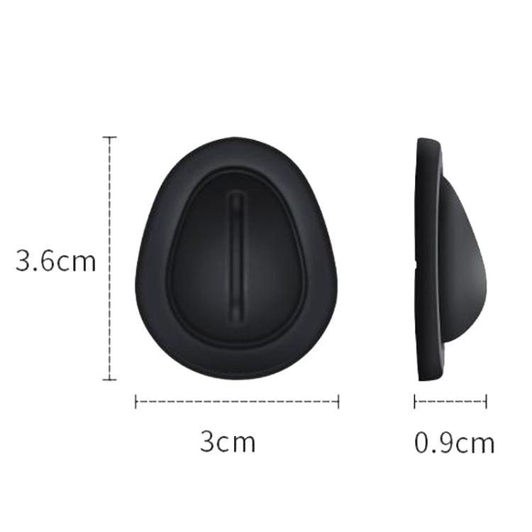 Automotive Cup Limiter Car Universal Shock Absorbing Silicone(Black) by buy2fix