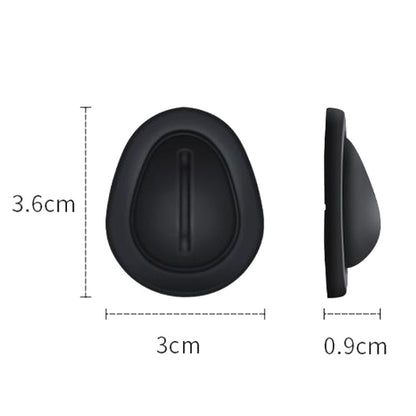 Automotive Cup Limiter Car Universal Shock Absorbing Silicone(Black) by buy2fix