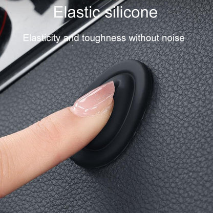 Automotive Cup Limiter Car Universal Shock Absorbing Silicone(Black) by buy2fix
