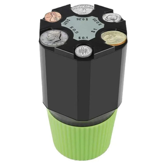 Car Piggy Bank Dollar Coins Desktop Storage Counting Box by buy2fix