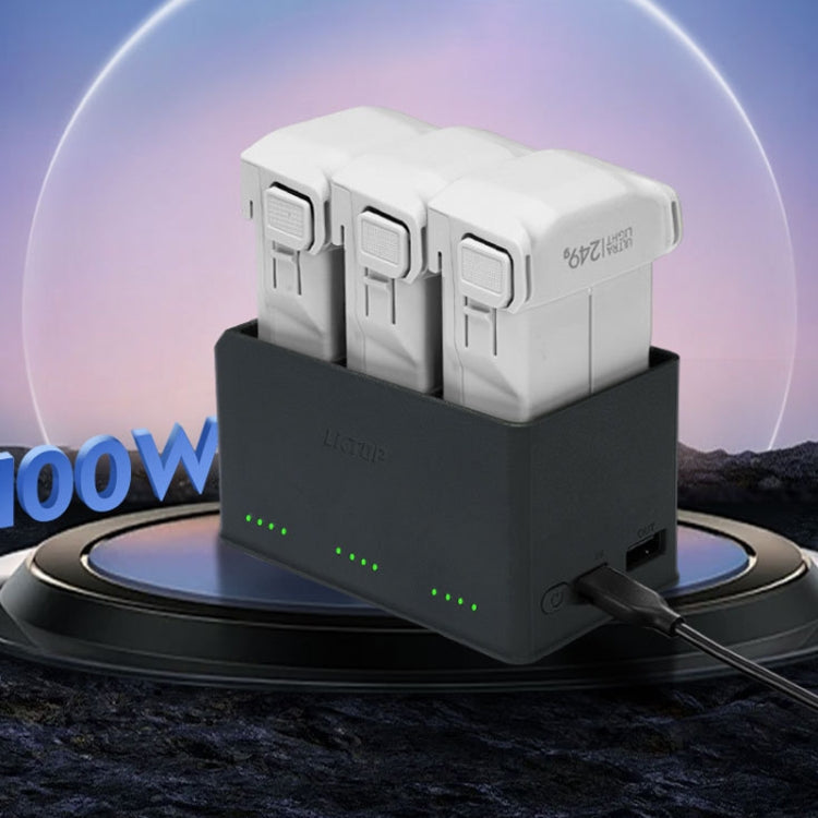 For DJI Mini 4 Pro / Mini 3 Pro Drone LKTOP 100W Two Way Charging Hub by LKTOP