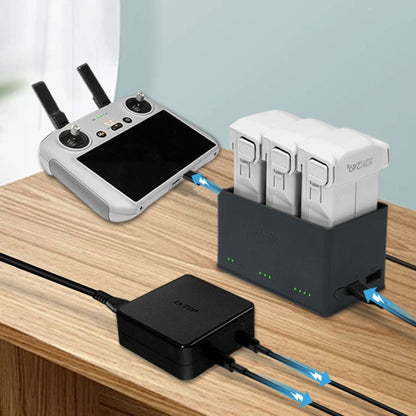 For DJI Mini 4 Pro / Mini 3 Pro Drone LKTOP 100W Two Way Charging Hub by LKTOP