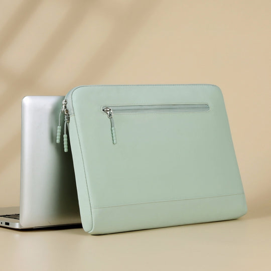 15-15.6 Inch Thin And Light Laptop Sleeve Case Notebook Briefcase Bag(Green)