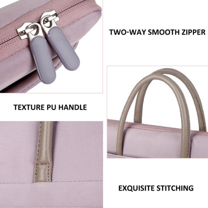 15 -15.6 Inch Oxford Cloth Laptop Bag Mens Womens Briefcase with PU Handle(Gray Green) by buy2fix