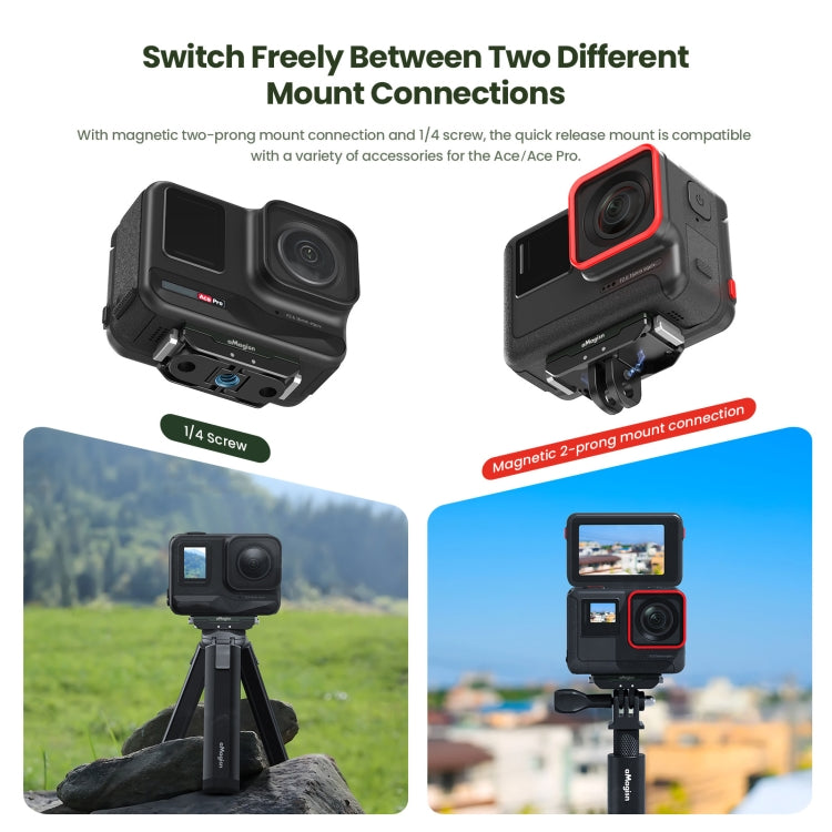 For Insta360 Ace / Ace Pro / X5 aMagisn Metal Magnetic Quick Release Sports Camera Accessories - Others by aMagisn | Online Shopping UK | buy2fix