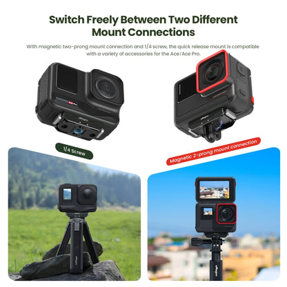 For Insta360 Ace / Ace Pro / X5 aMagisn Metal Magnetic Quick Release Sports Camera Accessories - Others by aMagisn | Online Shopping UK | buy2fix
