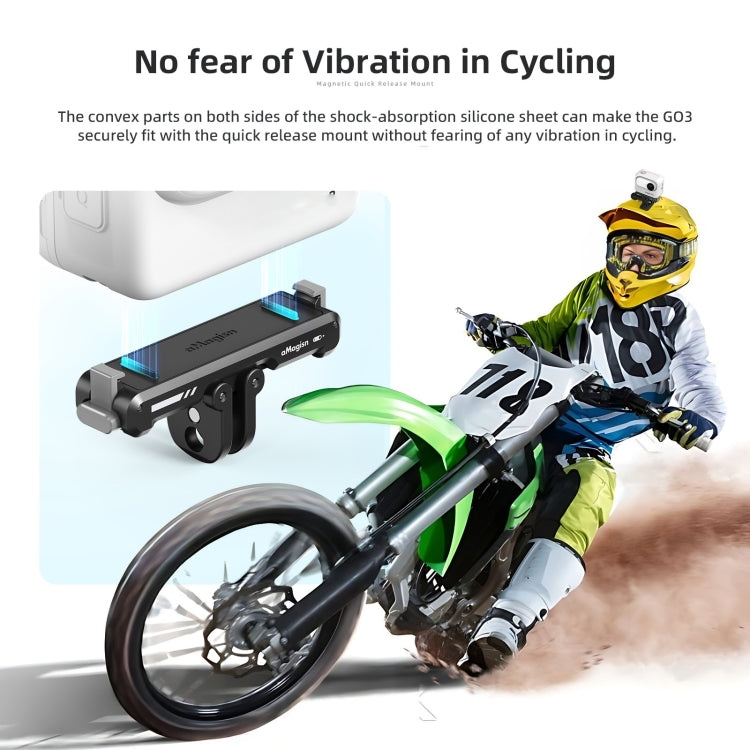 For Insta360 GO 3 / 3S aMagisn Magnetic Fast Disassembly Bottom Seat Bracket Sports Camera Accessories by aMagisn