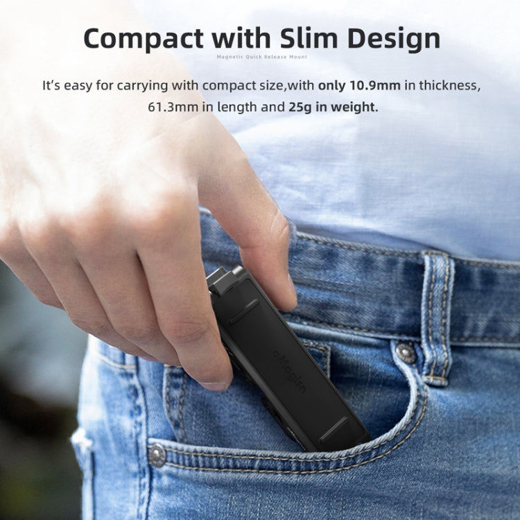 For Insta360 GO 3 / 3S aMagisn Magnetic Fast Disassembly Bottom Seat Bracket Sports Camera Accessories by aMagisn