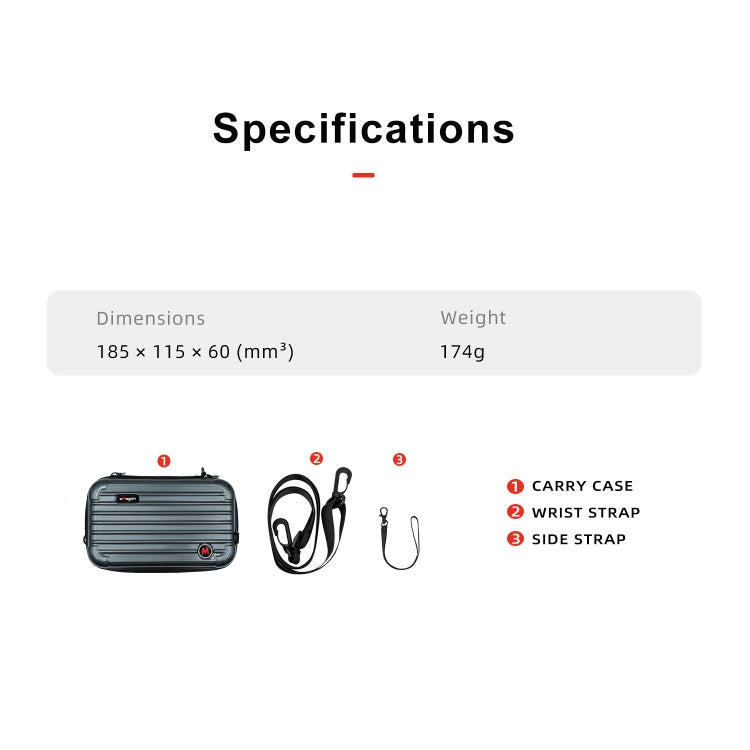 For Insta360 Flow aMagisn Small Storage Bag Protective Accessories(Yellow) by aMagisn