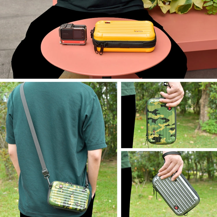 For Insta360 X3 AMagisn Small Organizer Bag Protection Accessories(Camouflage Green) by aMagisn