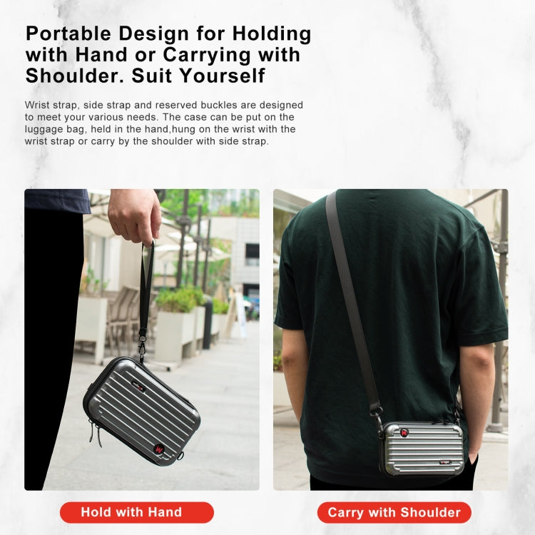 For Insta360 X3 AMagisn Small Organizer Bag Protection Accessories(Deep Gray) by aMagisn