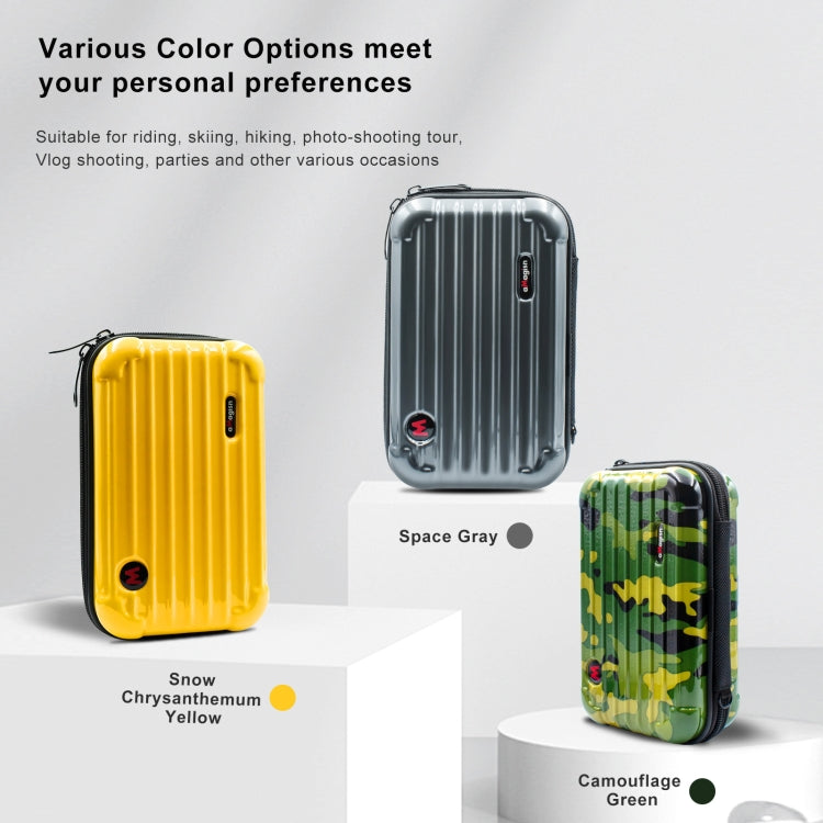 For Insta360 X3 AMagisn Small Organizer Bag Protection Accessories(Camouflage Green) by aMagisn