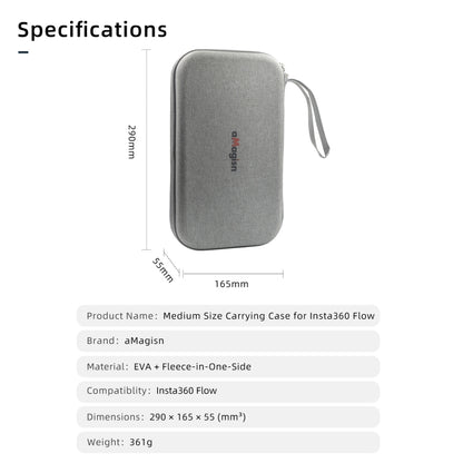 For Insta360 Flow aMagisn Medium Organizer Bag Gimbal Protector by aMagisn