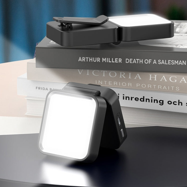 Camping Cycling Lavalier Lamp Night Fishing Light Three-Color Temperature Reading Lamp(Black) by buy2fix