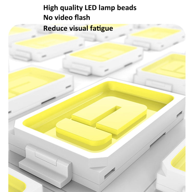 Camping Cycling Lavalier Lamp Night Fishing Light Three-Color Temperature Reading Lamp(Black) by buy2fix