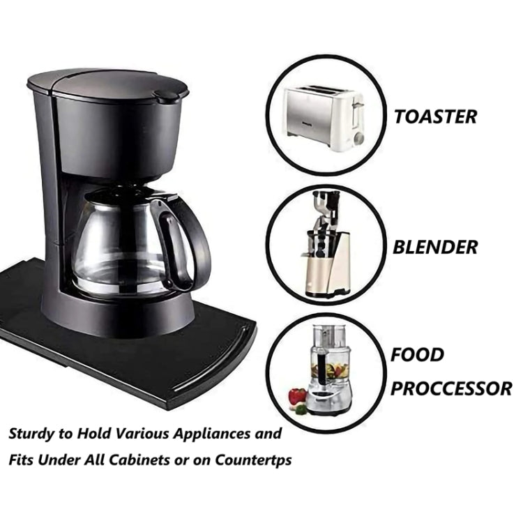 Sliding Small Countertop Appliance Tray for Coffee Makers, Blenders, Mixers - Food Disposer Parts by buy2fix | Online Shopping UK | buy2fix