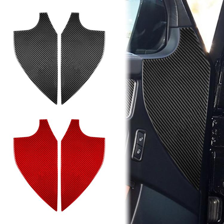 For Mercedes-Benz G-Class W463 2pcs /Set Door Slot Decorative Sticker(Black) - Car Interior Mouldings by buy2fix | Online Shopping UK | buy2fix