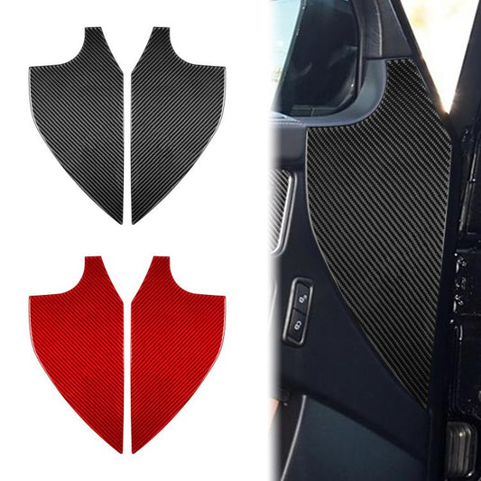 For Mercedes-Benz G-Class W463 2pcs /Set Door Slot Decorative Sticker(Black) - Car Interior Mouldings by buy2fix | Online Shopping UK | buy2fix