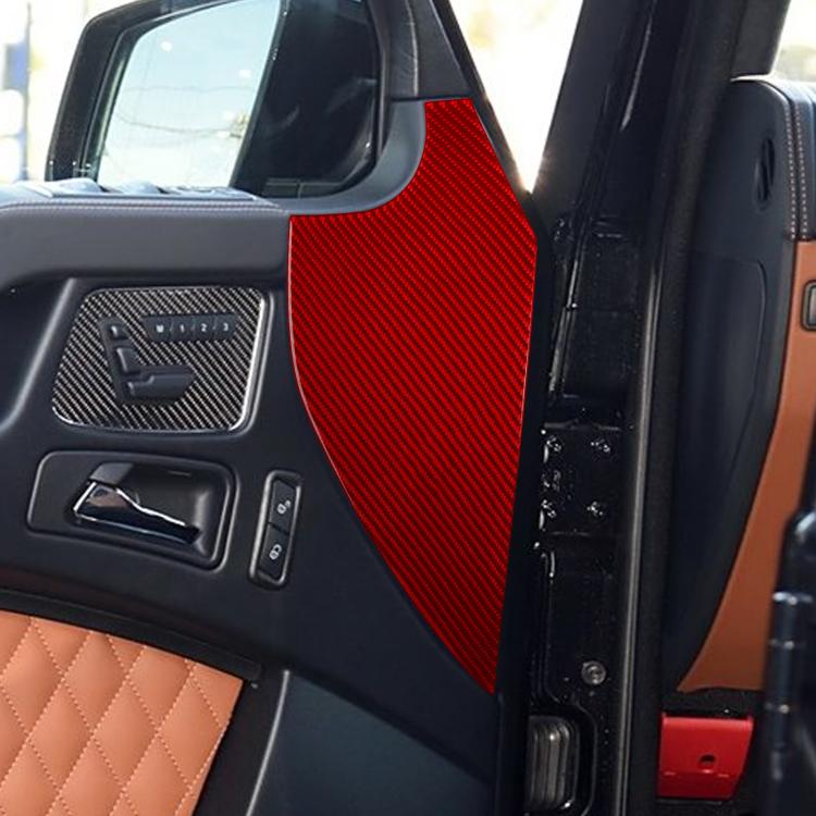 For Mercedes-Benz G-Class W463 2pcs /Set Door Slot Decorative Sticker(Black) - Car Interior Mouldings by buy2fix | Online Shopping UK | buy2fix