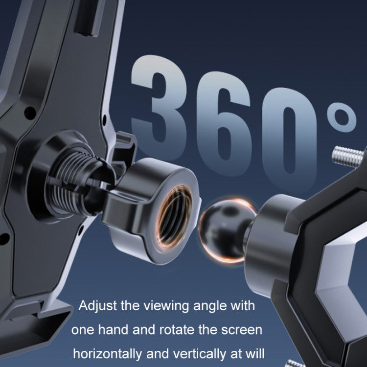 Cycling Bicycle Automatic Locking Mobile Phone Holder(Handlebars) by buy2fix