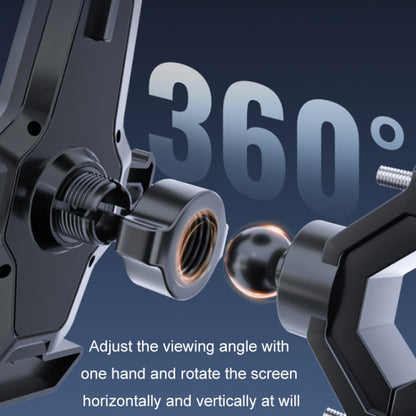 Cycling Bicycle Automatic Locking Mobile Phone Holder(Handlebars) by buy2fix