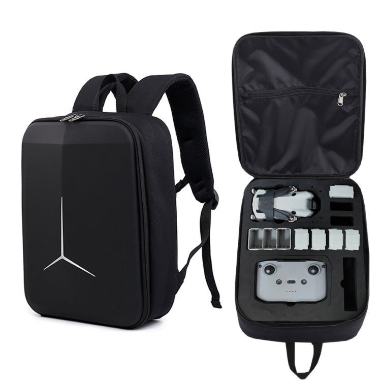 For DJI Mini 4 PRO Backpack EVA Hard Shell Storage Bag(Black) by buy2fix