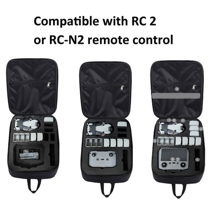 For DJI Mini 4 PRO Backpack EVA Hard Shell Storage Bag(Black) by buy2fix