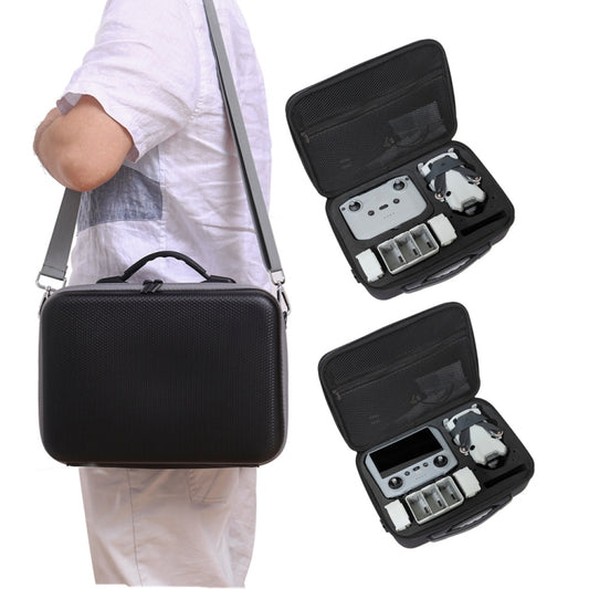 For DJI MINI 4 PRO Suitcase Backpack Messenger Bag Organizer(Pu Diamond Pattern) by buy2fix