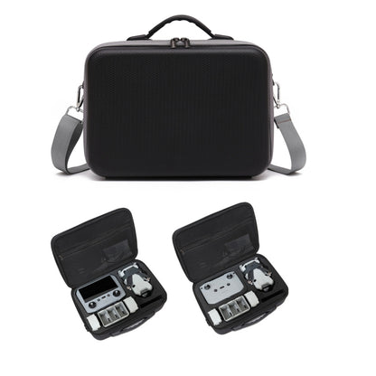 For DJI MINI 4 PRO Suitcase Backpack Messenger Bag Organizer(Pu Diamond Pattern) by buy2fix