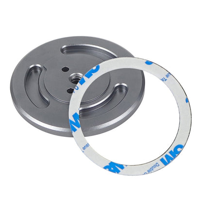 Magnetic Phone Holder with 1/4 Inch Hole for Tripod Magic Arm(Titanium Color) by buy2fix