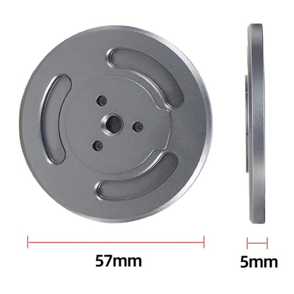 Magnetic Phone Holder with 1/4 Inch Hole for Tripod Magic Arm(Titanium Color) by buy2fix