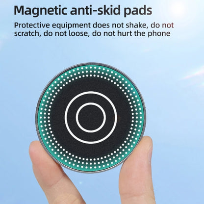 Magnetic Phone Holder with 1/4 Inch Hole for Tripod Magic Arm(Titanium Color) by buy2fix