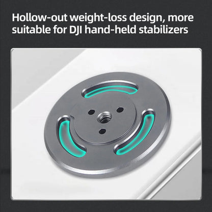 Magnetic Phone Holder with 1/4 Inch Hole for Tripod Magic Arm(Black) by buy2fix