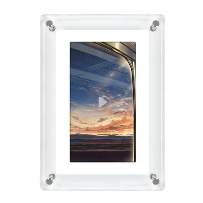 5 Inch HD Digital Photo Frame Crystal Advertising Player 1080P Motion Video Picture Display Player(US Plug) - 1.5-7.0 inch by buy2fix | Online Shopping UK | buy2fix