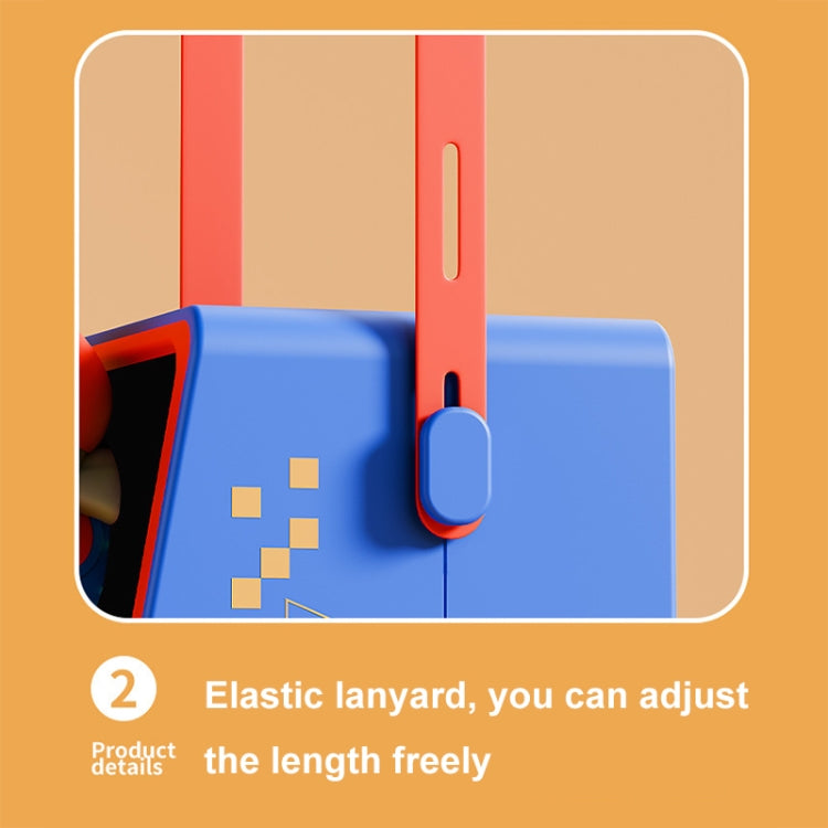 Cartoon Game Console Shape USB Charging Portable Bladeless Halter Fan(Beat Gophers) by buy2fix