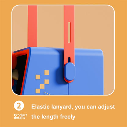 Cartoon Game Console Shape USB Charging Portable Bladeless Halter Fan(Beat Gophers) by buy2fix