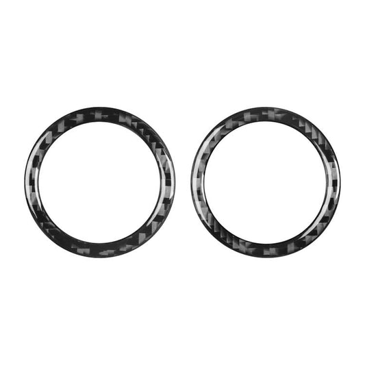 For Mercedes-Benz G-Class W463 2pcs /Set Rear Door Speaker Ring Sticker(Black) - Car Interior Mouldings by buy2fix | Online Shopping UK | buy2fix