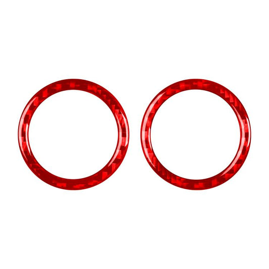 For Mercedes-Benz G-Class W463 2pcs /Set Rear Door Speaker Ring Sticker(Red) - Car Interior Mouldings by buy2fix | Online Shopping UK | buy2fix