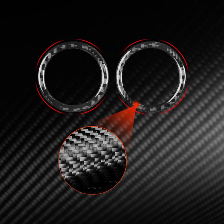 For Mercedes-Benz G-Class W463 2pcs /Set Rear Door Speaker Ring Sticker(Black) - Car Interior Mouldings by buy2fix | Online Shopping UK | buy2fix