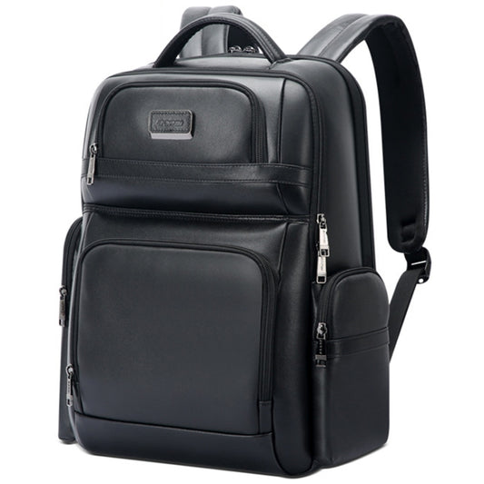 Bopai 61-123291 Large-capacity First-layer Cowhide Laptop Backpack with USB+Type-C Port, Color: Falling - Backpack by Bopai | Online Shopping UK | buy2fix