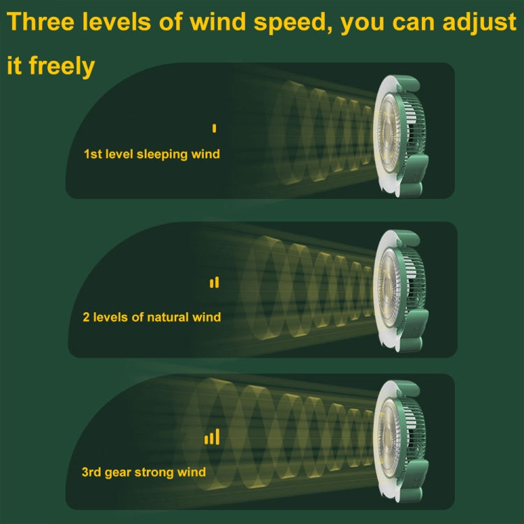 F11 USB Charging Cool Marquee Desktop Portable Fan(Mint Green) by buy2fix