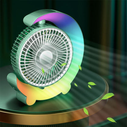 F11 USB Charging Cool Marquee Desktop Portable Fan(Mint Green) by buy2fix