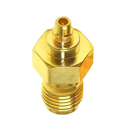SAM Female To MMCX Male Coaxial Adapter Kit Brass Coaxial Connector RF Antenna Adapter by buy2fix